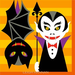 dracula-&-bat-napkin