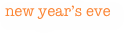 new year’s eve